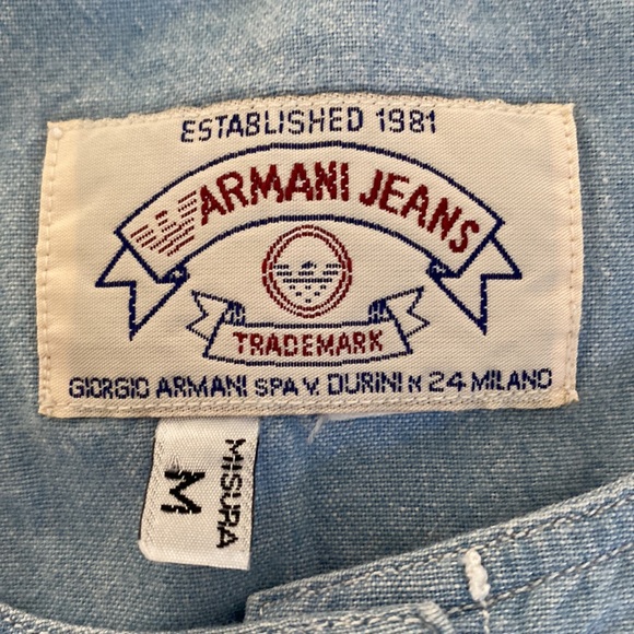 Armani Jeans denim top - Picture 4 of 4